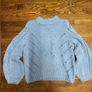H&M Knit Sweater, Blue, Size: S